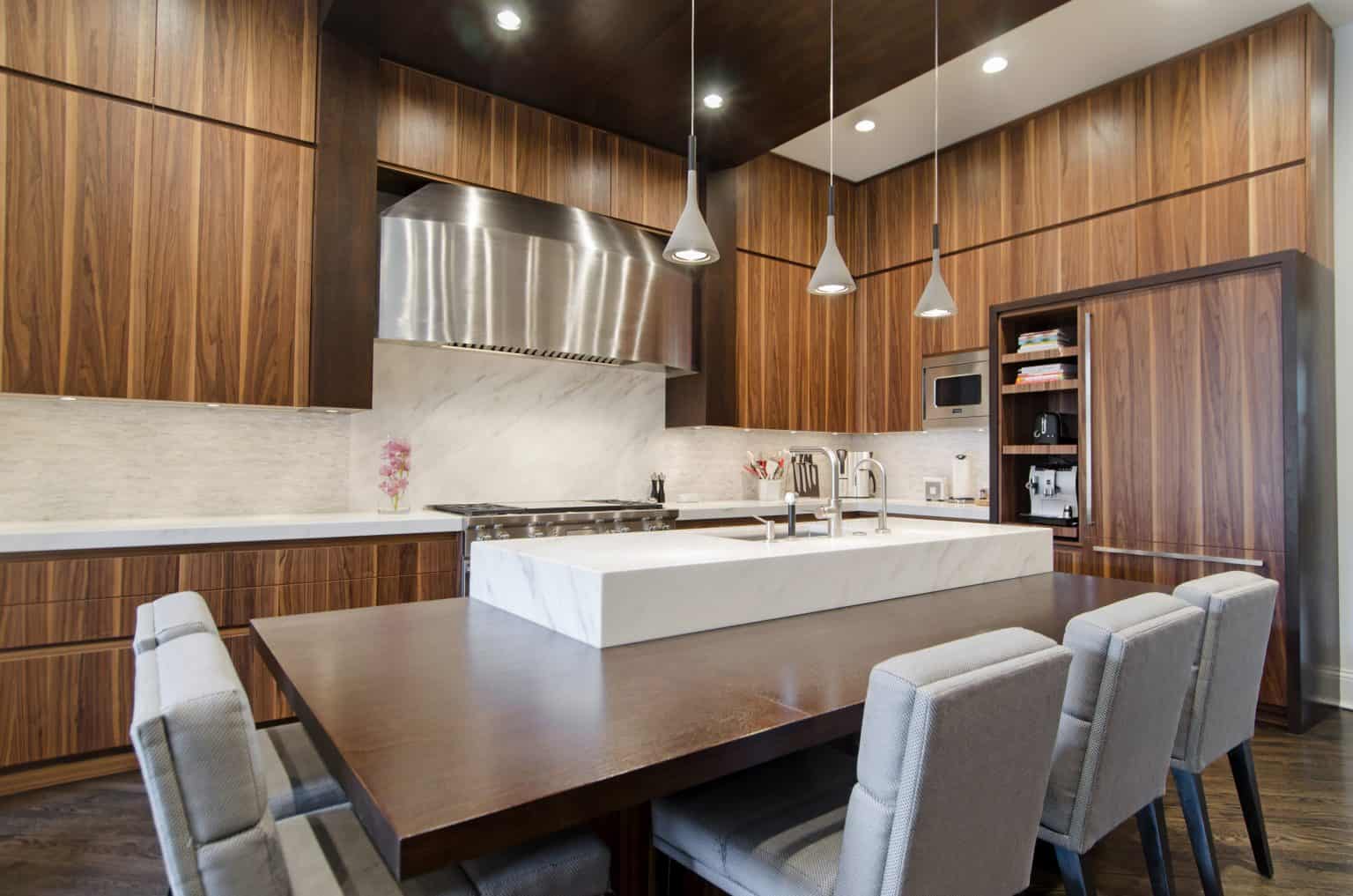 Walnut Kitchen Renovation in Pinecrest