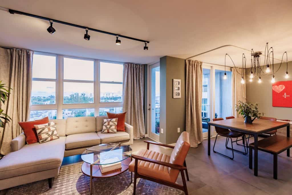 Condo Remodeling in South Miami with Family and Dining Room